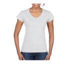 SOFTSTYLE® LADIES' V-NECK T-SHIRT – Image 2