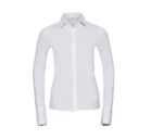 LADIES' LONG SLEEVE FITTED ULTIMATE STRETCH SHIRT – Image 3