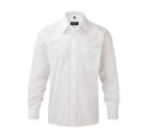 MEN'S LONG SLEEVE CLASSIC POLYCOTTON POPLIN SHIRT – Image 3
