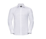 MEN'S LONG SLEEVE TAILORED HERRINGBONE SHIRT – Image 3