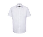 MEN'S SHORT SLEEVE TAILORED HERRINGBONE SHIRT – Image 3