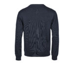 RIBBED INTERLOCK CREW NECK