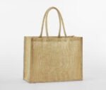 NATURAL STARCHED JUTE CLASSIC SHOPPER