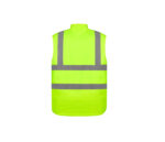 HI-VIS PADDED BODYWARMER