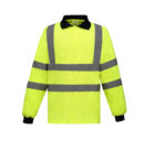 HI-VIS LONG SLEEVE POLO – Image 2