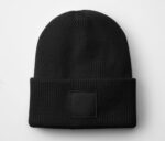 DEEP CUFFED TONAL PATCH BEANIE – Image 2