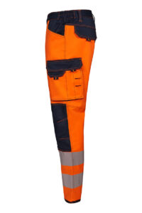 PANTALON STRETCH AVEC GENOUILLÈRES ET BANDES RÉFLÉCHISSANTES – Image 3